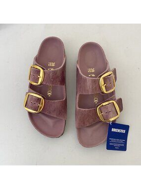 New Birkenstock *narrow* Arizona Big Buckle Sandals Slides Shoes Lavender